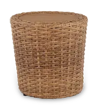 Julian Brown Patio End Table