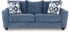 Clearview Blue Queen Sleeper Sofa