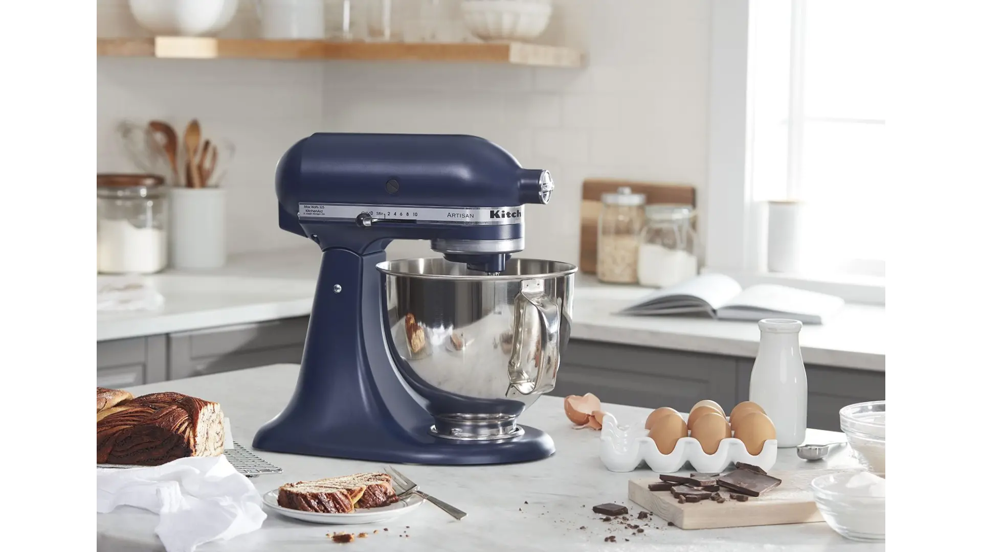 KitchenAid Artisan® Series 5 Quart Tilt-Head Stand Mixer - Ink Blue-2