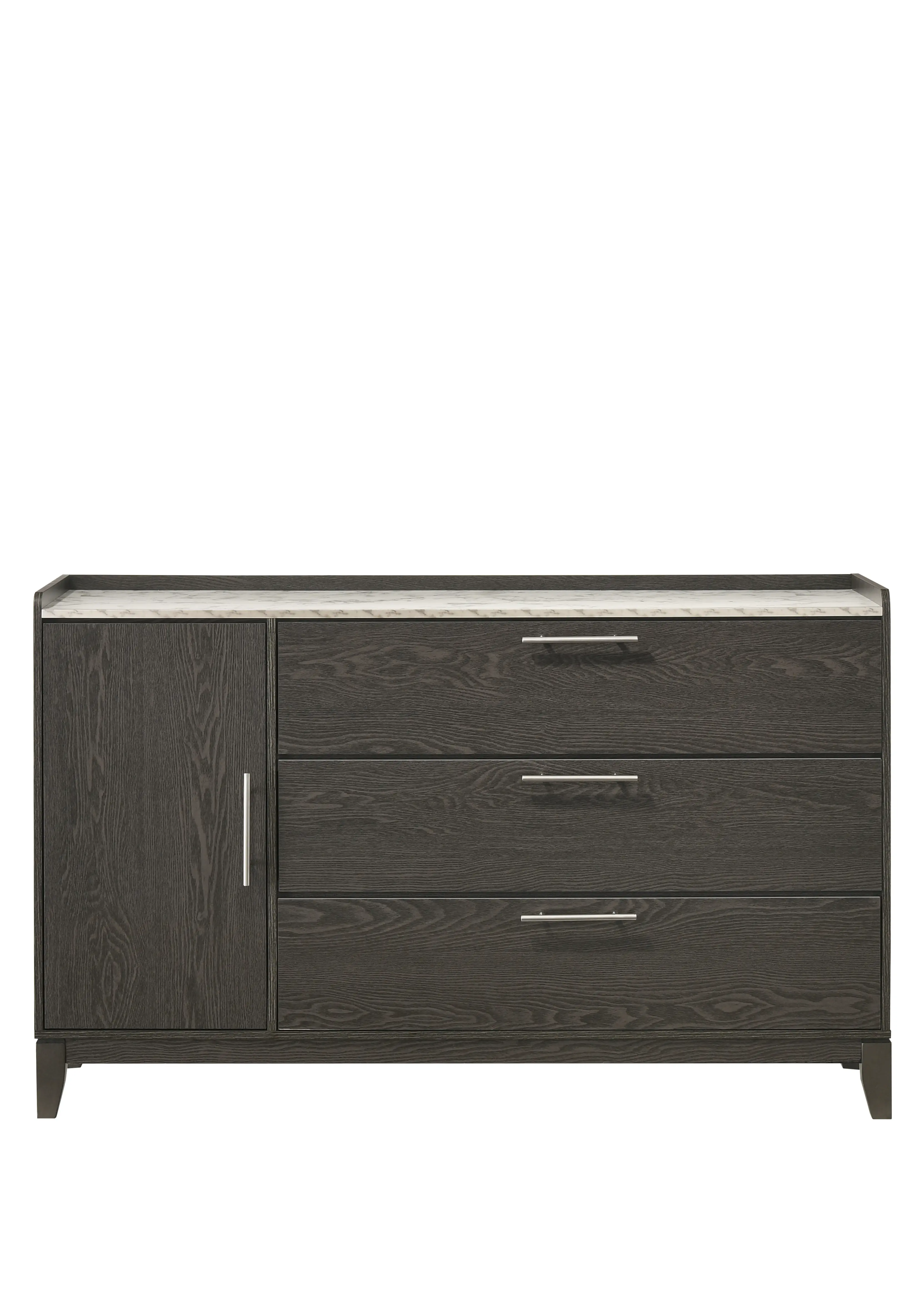 CHD101-N45 Nadia Dark Gray 3-Drawer Dresser-1