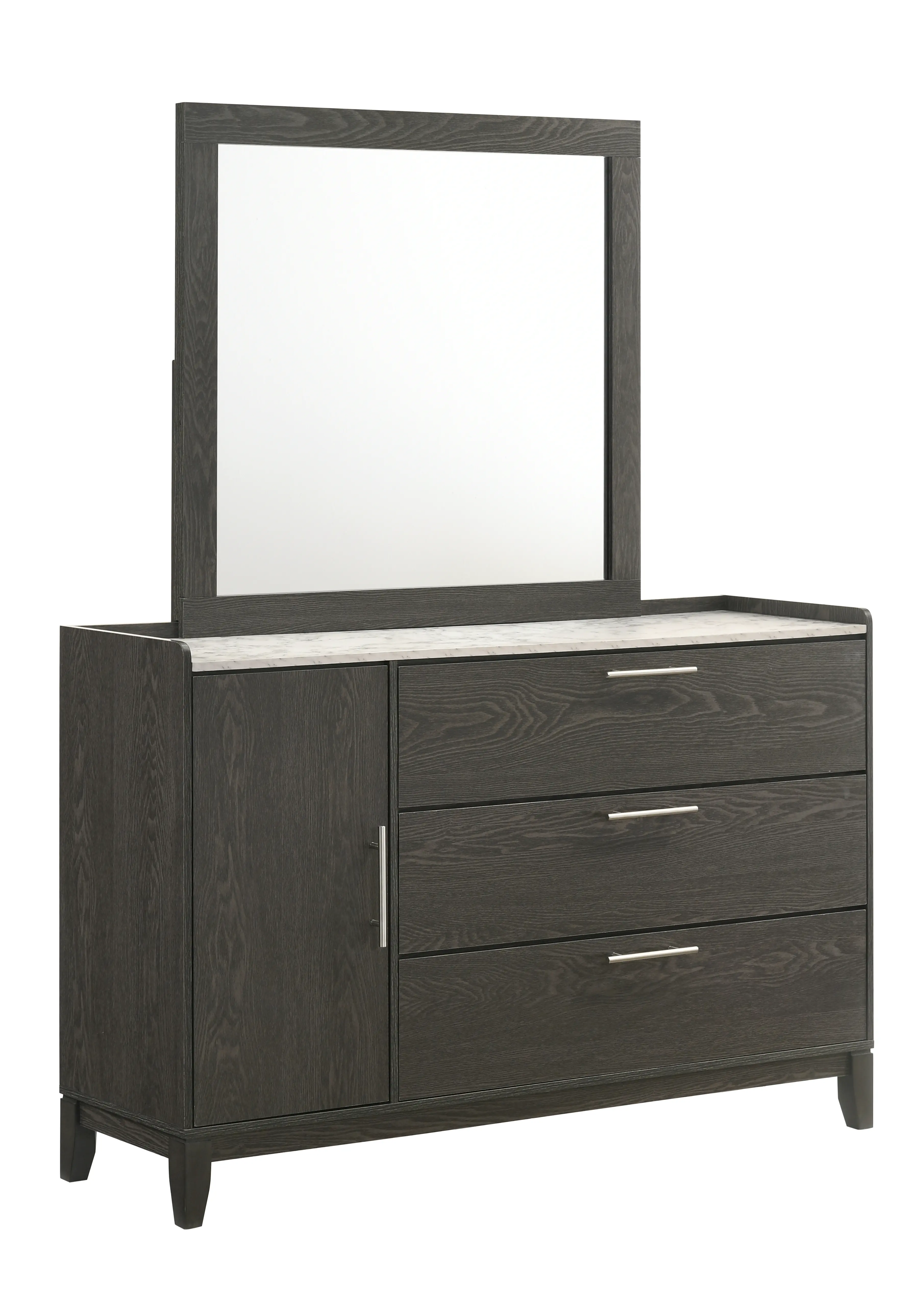 CHD101-N45 Nadia Dark Gray 3-Drawer Dresser-3