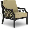 Lucia Beige Patio Club Chair