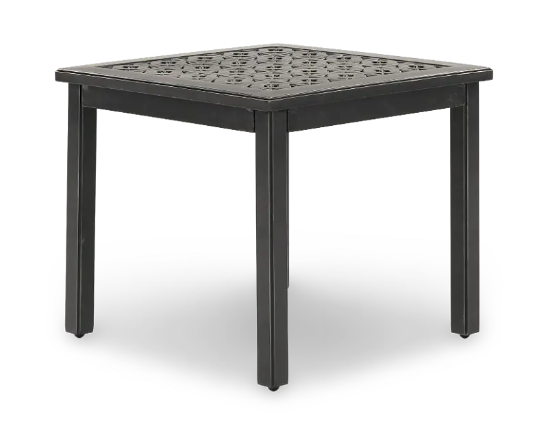 Lucia Brown Patio End Table