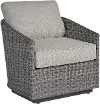Sophie Ash Gray Patio Swivel Lounge Chair