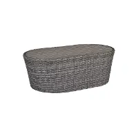 Sophie Ash Gray Patio Storage Coffee Table