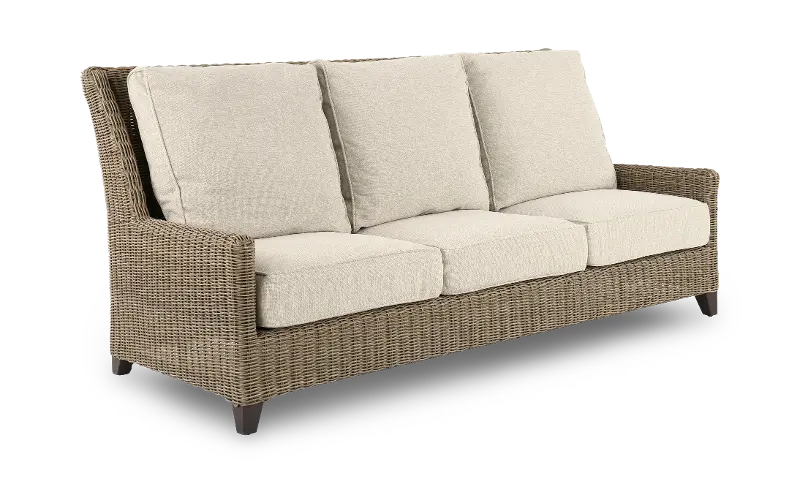 Braden Beige Patio Sofa