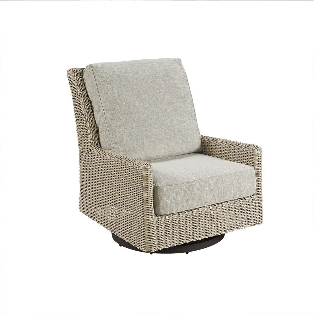 Braden Beige Patio Motion Lounge Chair-11