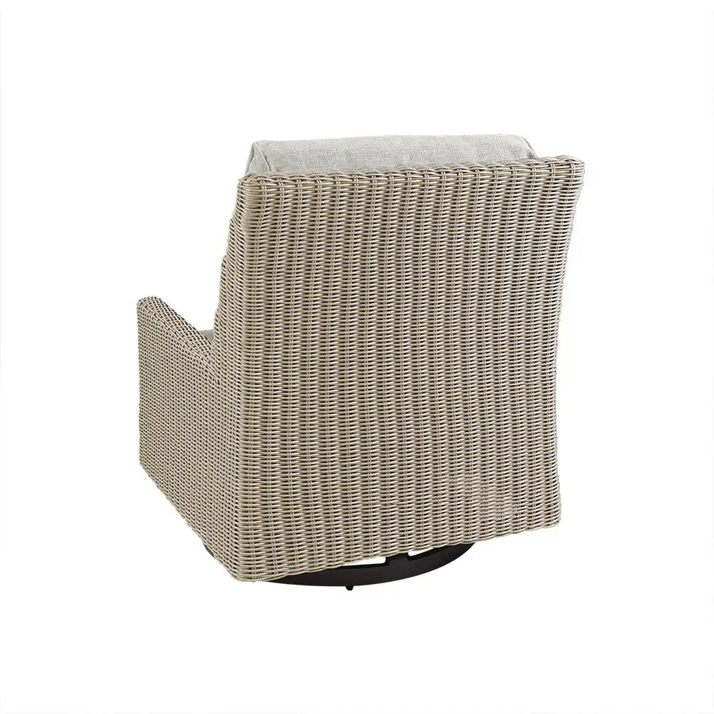 Braden Beige Patio Motion Lounge Chair-12