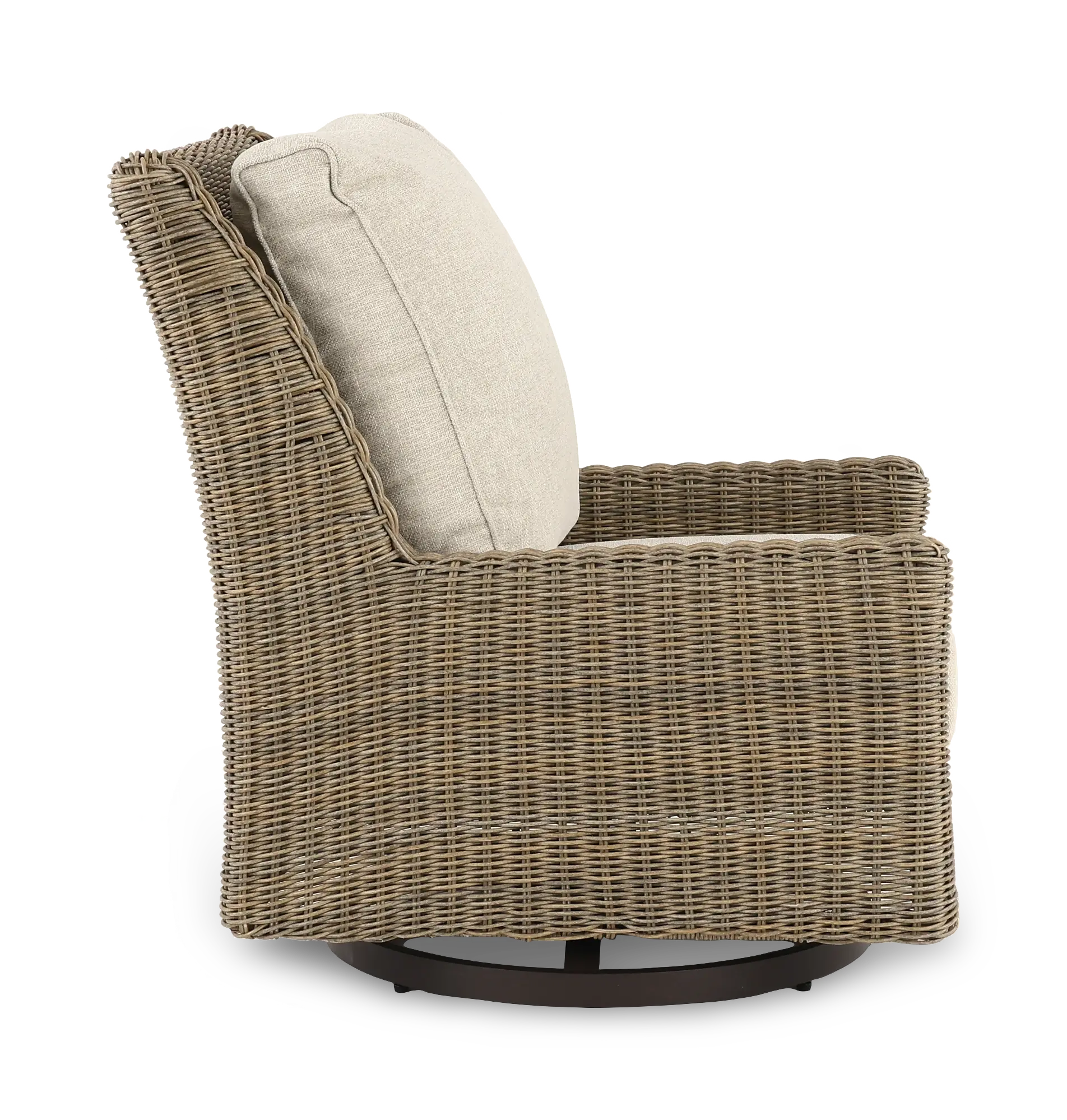 Braden Beige Patio Motion Lounge Chair-5