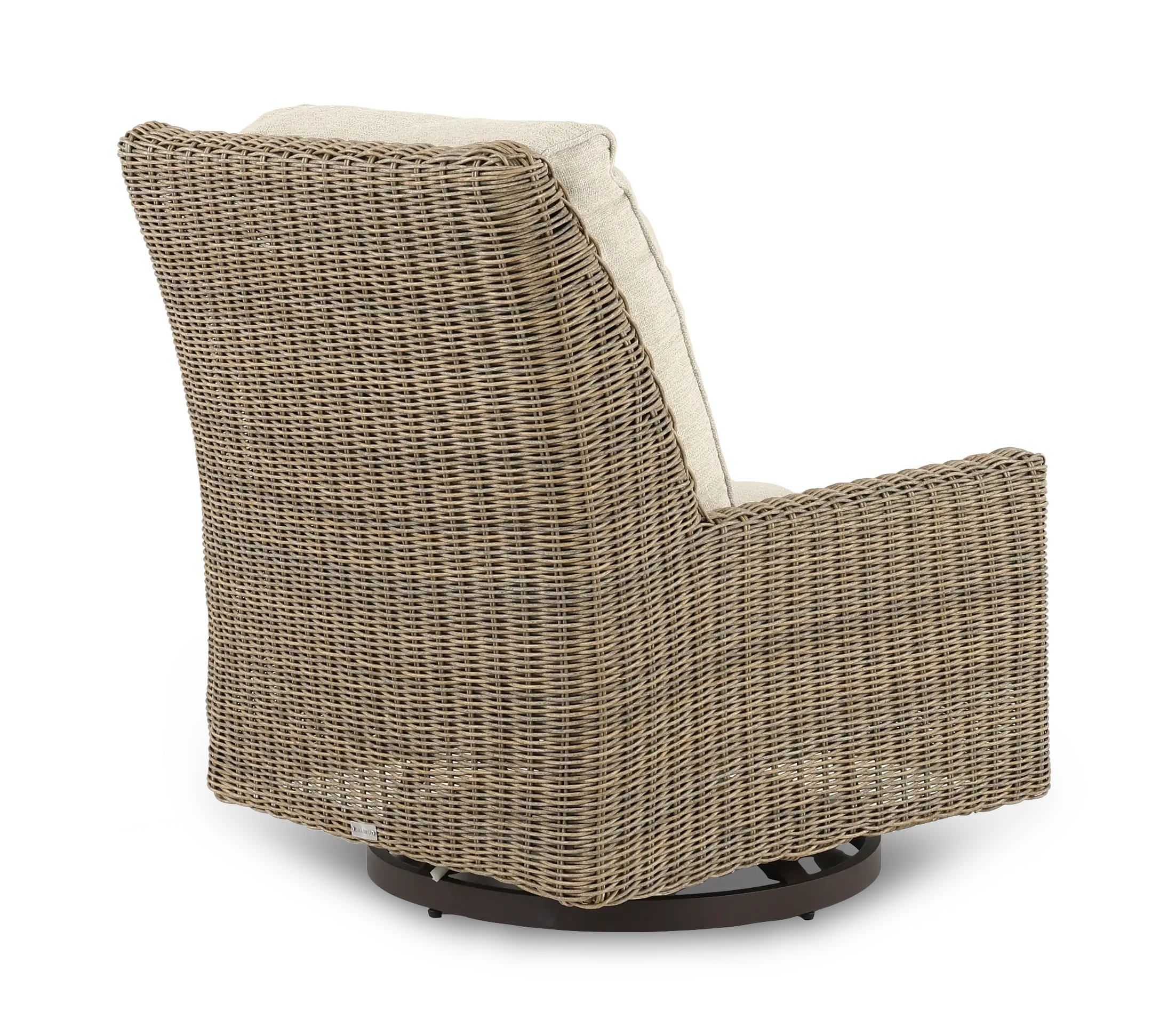 Braden Beige Patio Motion Lounge Chair-6