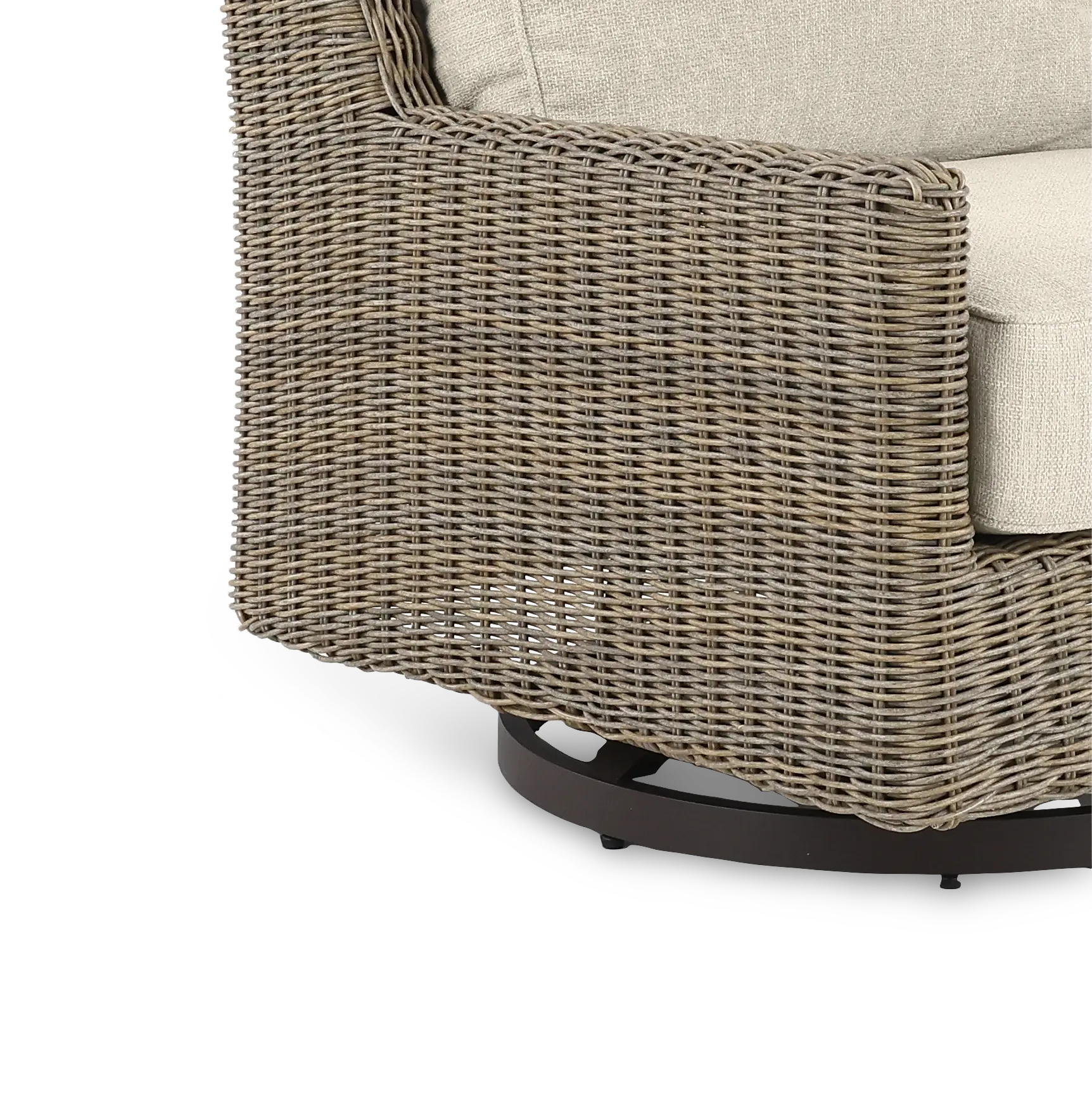 Braden Beige Patio Motion Lounge Chair-7
