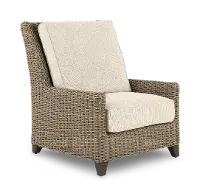 Braden Beige Patio Lounge Chair