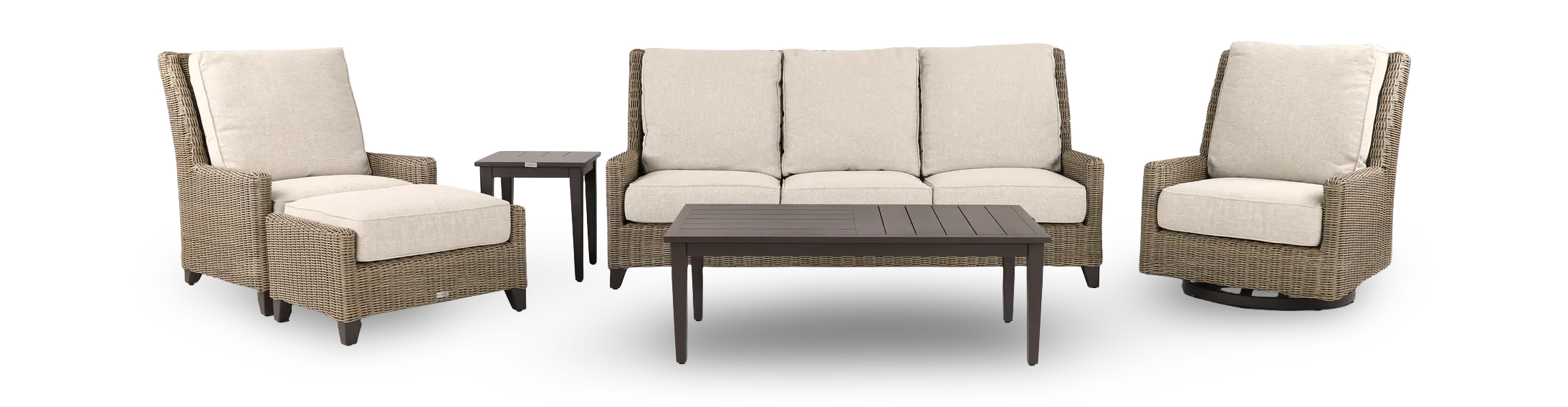 Braden Beige Patio Ottoman-10
