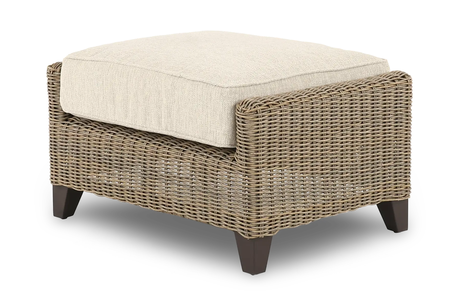 Braden Beige Patio Ottoman-5