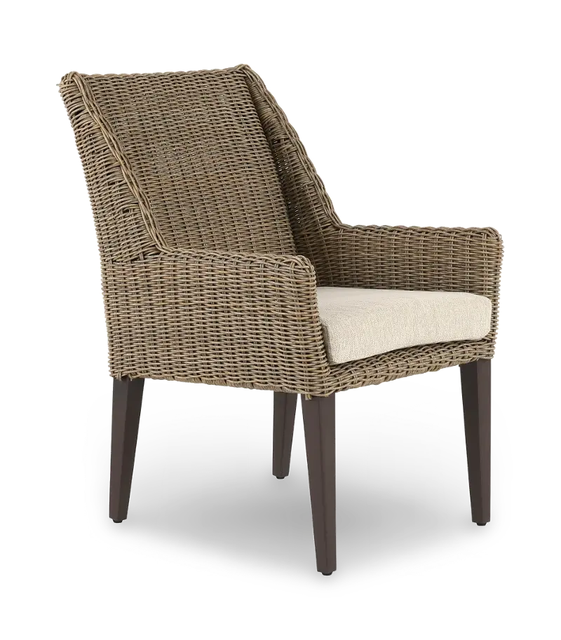 Braden Beige Patio Armchair