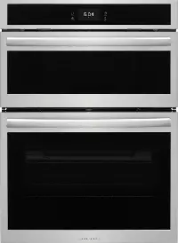 GCWM3070AF Frigidaire Gallery 30  Electric Wall Oven and Microwave Combination with Stone-Baked Pizza - Stainless Steel