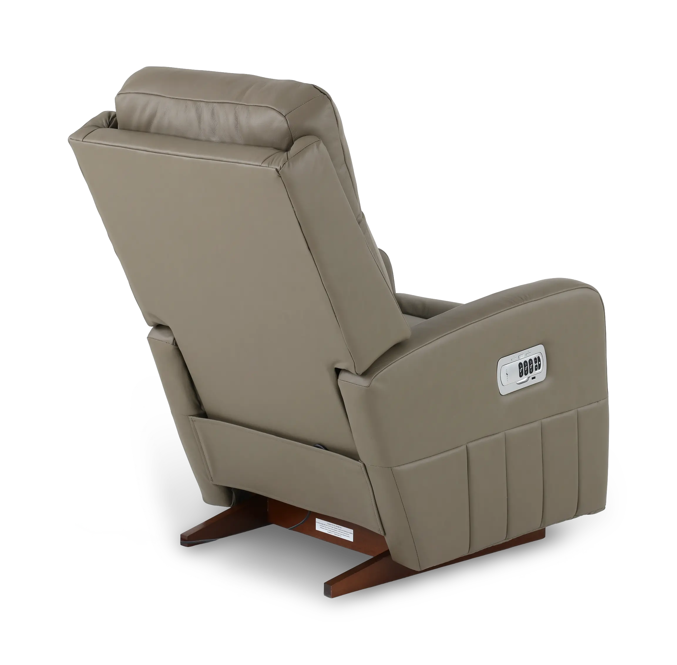 10X-747/LB206175 Finley Stone Light Gray Power Rocker Recliner with Adjustable Headrest and Lumbar Support-7