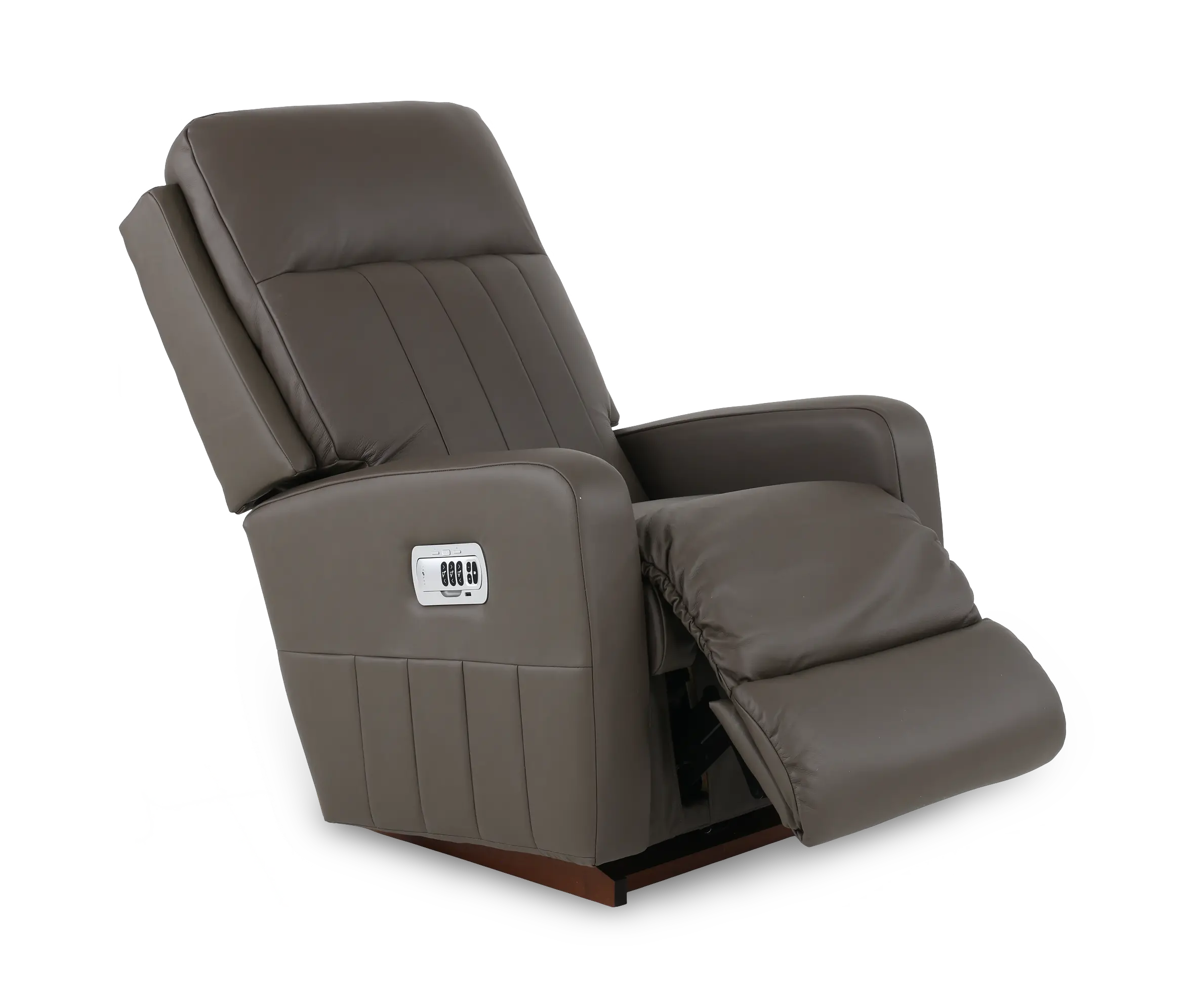 10X-747/LB206178 Finley Otter Gray Power Rocker Recliner with Adjustable Headrest and Lumbar Support-5