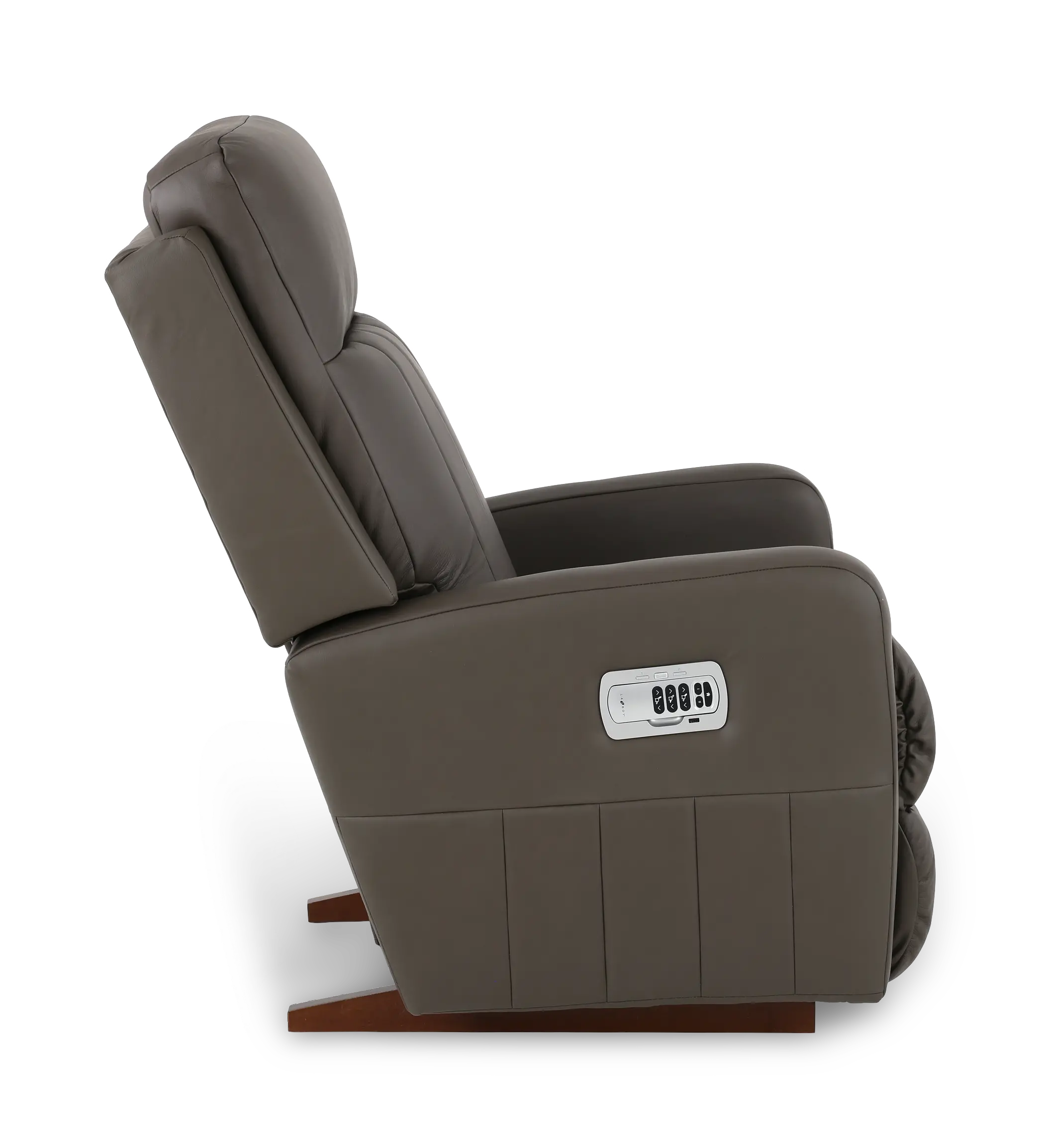 10X-747/LB206178 Finley Otter Gray Power Rocker Recliner with Adjustable Headrest and Lumbar Support-6