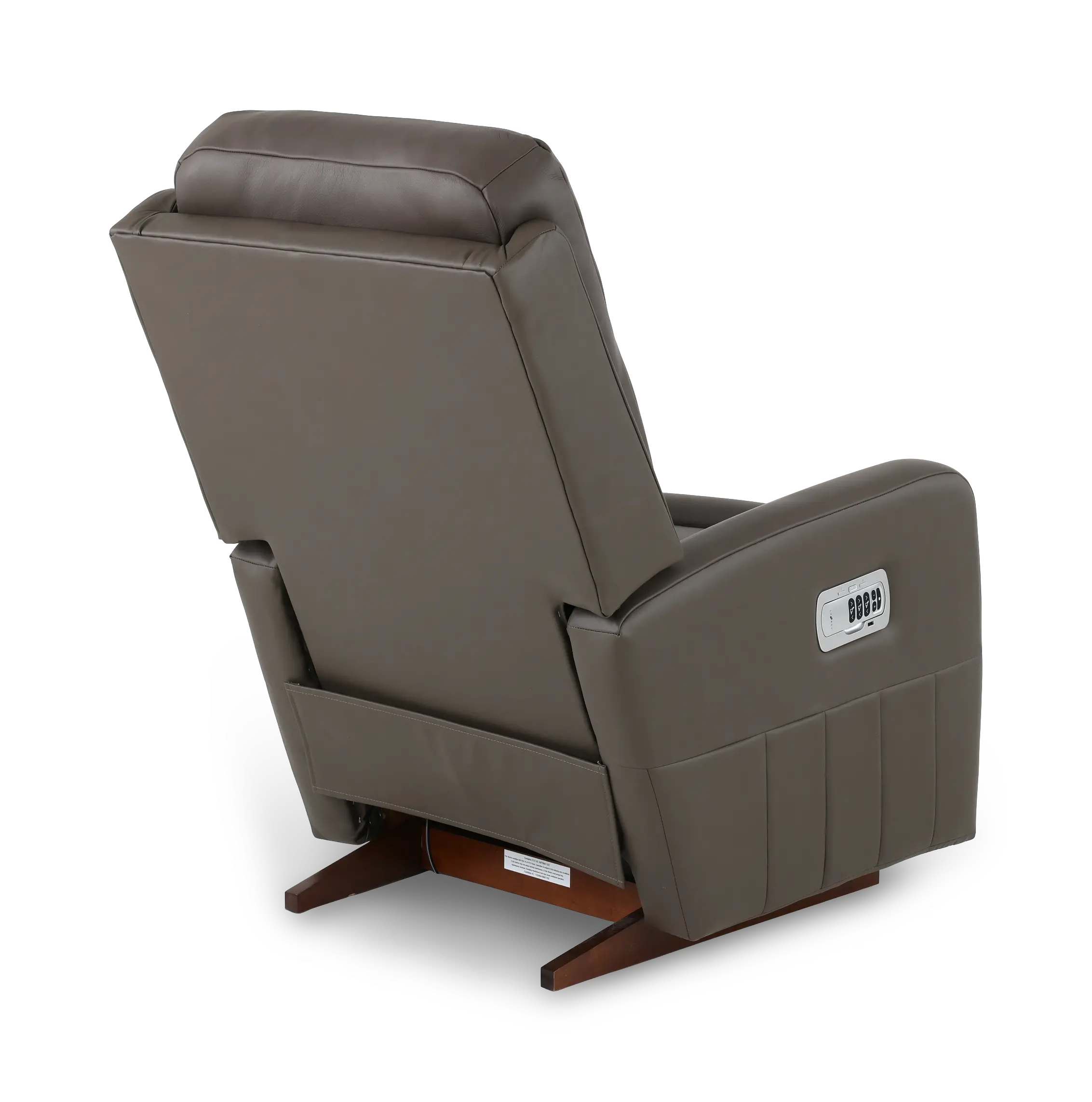 10X-747/LB206178 Finley Otter Gray Power Rocker Recliner with Adjustable Headrest and Lumbar Support-7