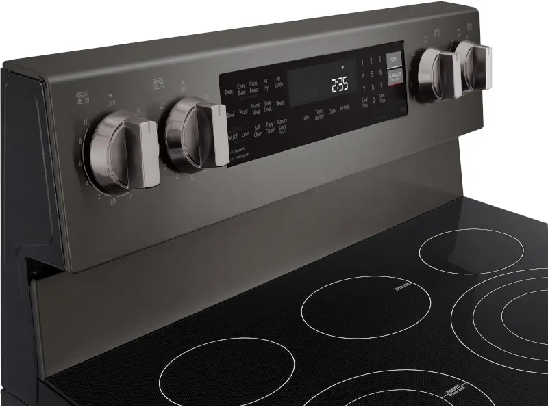 LREN6325ZE LG 6.3 Cu Ft Single Oven Electric Smart Range - Black Stainless Steel-13