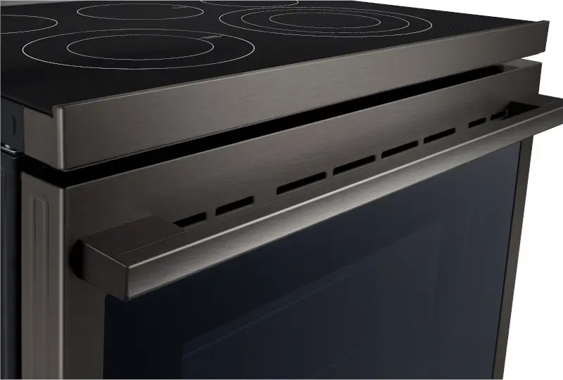 LREN6325ZE LG 6.3 Cu Ft Single Oven Electric Smart Range - Black Stainless Steel-15