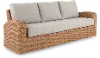 TFSF-STI Taranto Natural and Gray Patio Sofa