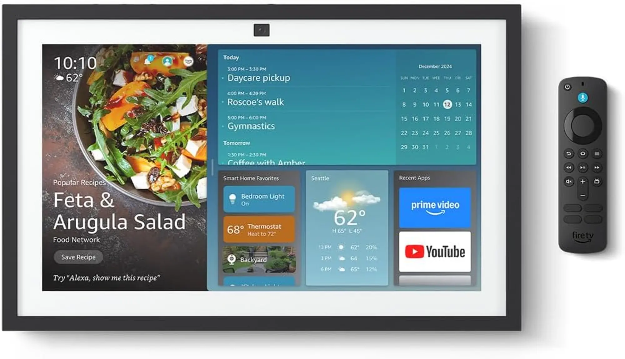 Amazon Echo Show 15 (newest model), Full HD 15.6