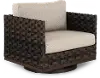 Ellsworth Beige Patio Swivel Lounge Chair