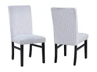 Tracy Light Gray Upholstered Dining Side Chair