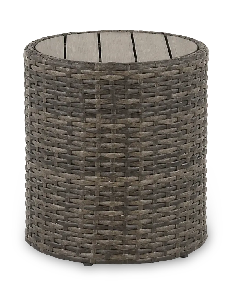Rain Brown Patio Side Table