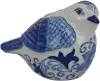 Ceramic White and Blue Bird