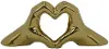 Gold Hand Heart Tabletop Decoration