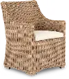 Huntington Latte Brown Patio Dining Armchair
