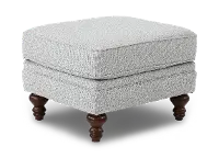 Drayton Gray Ottoman