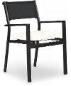 Newport Black Patio Dining Chair