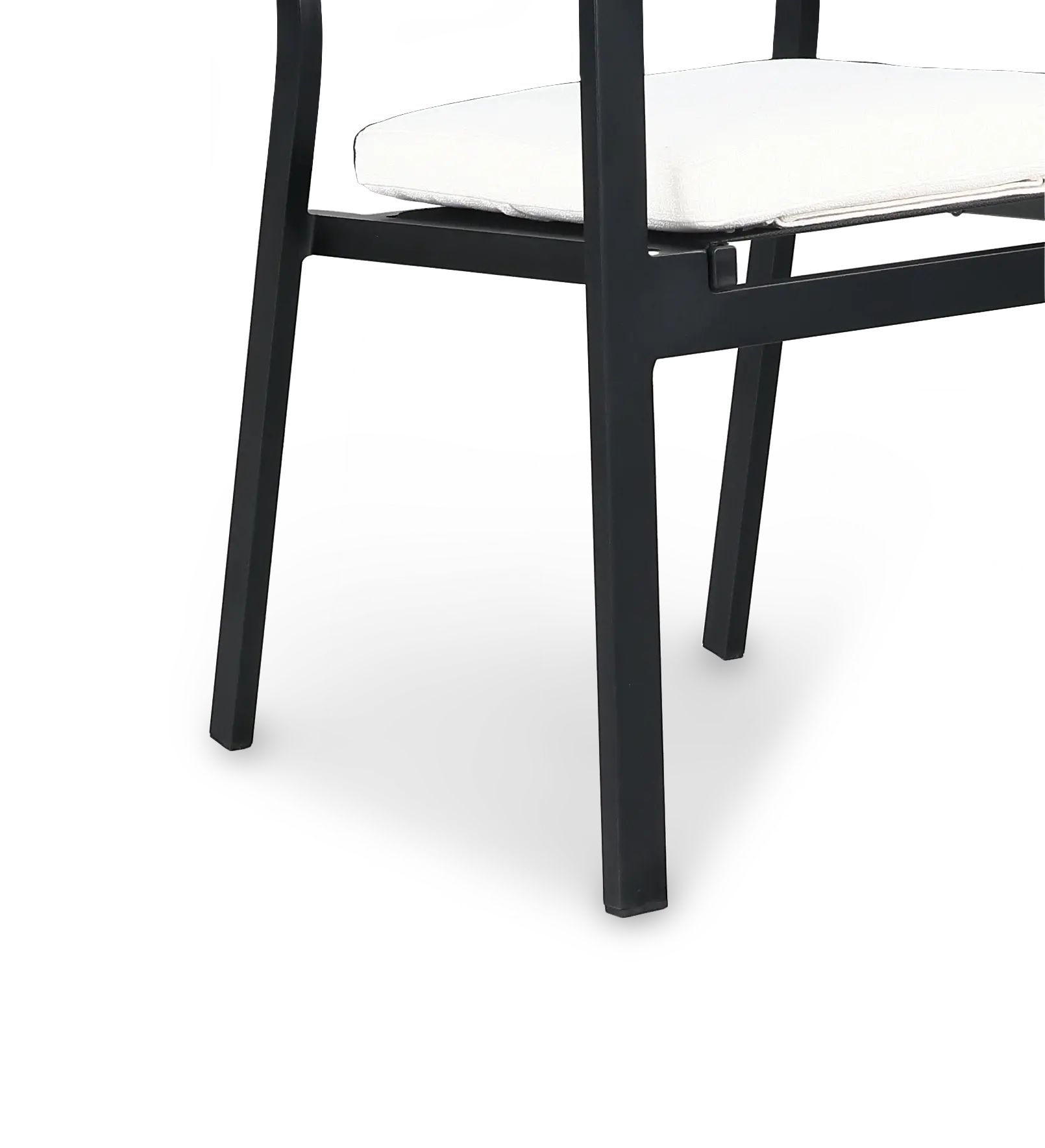 Newport Black Patio Dining Chair-7