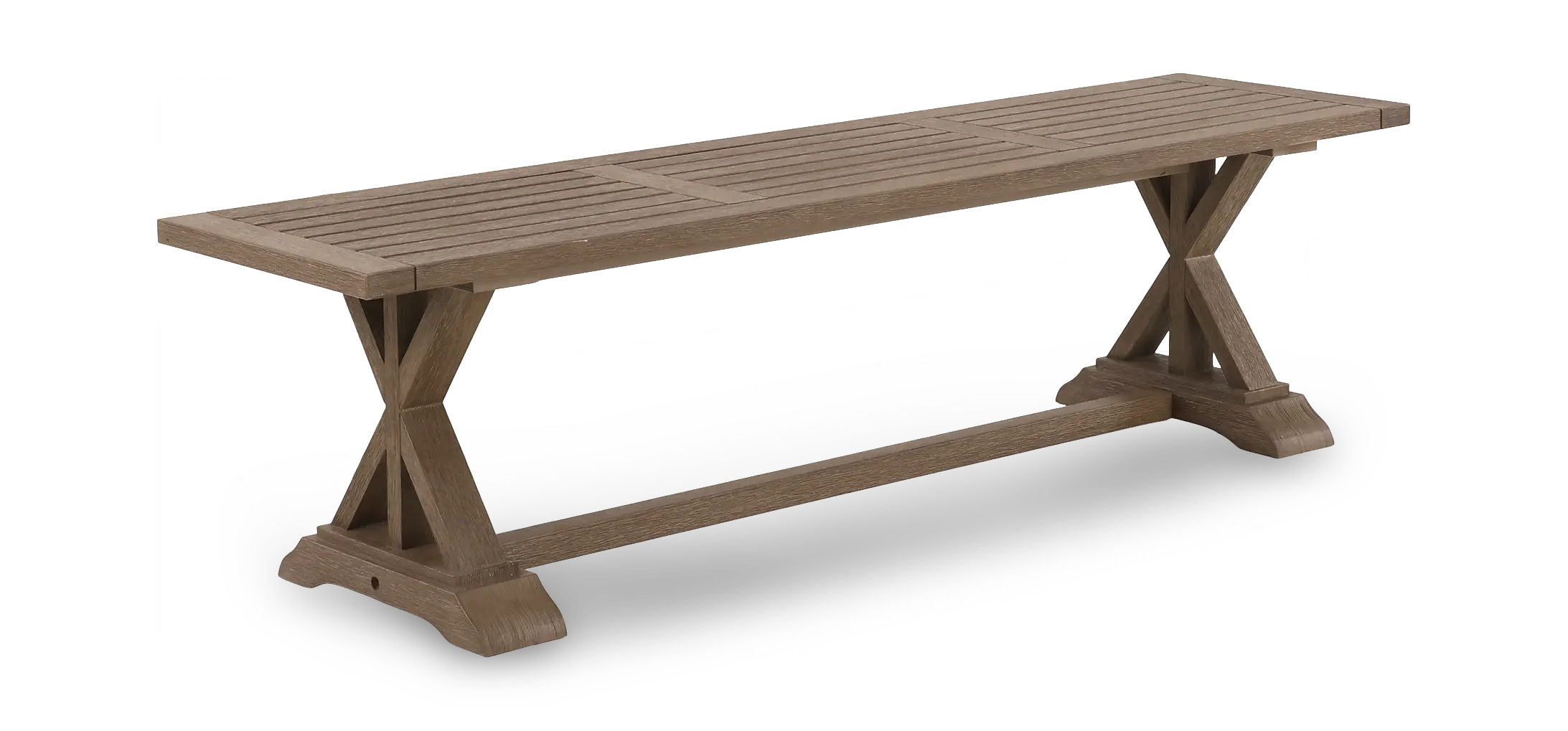 Maldives Brown Patio Dining Bench-1