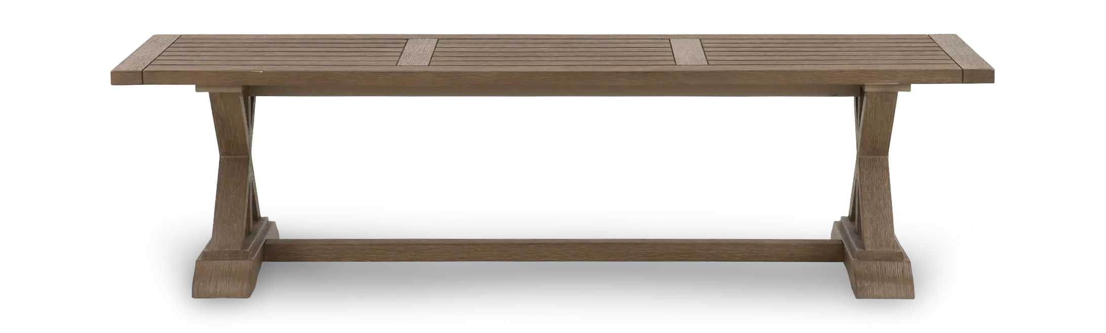 Maldives Brown Patio Dining Bench-4