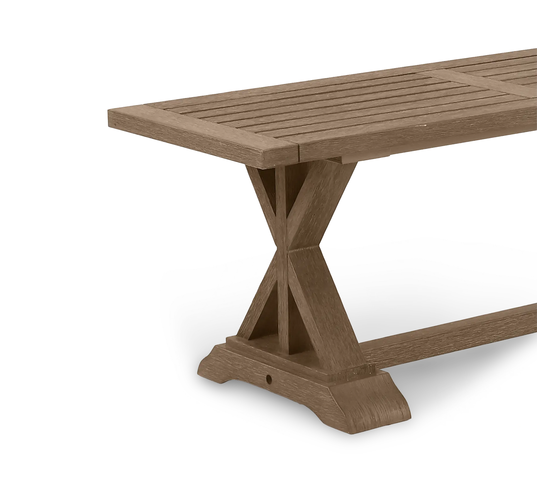 Maldives Brown Patio Dining Bench-6