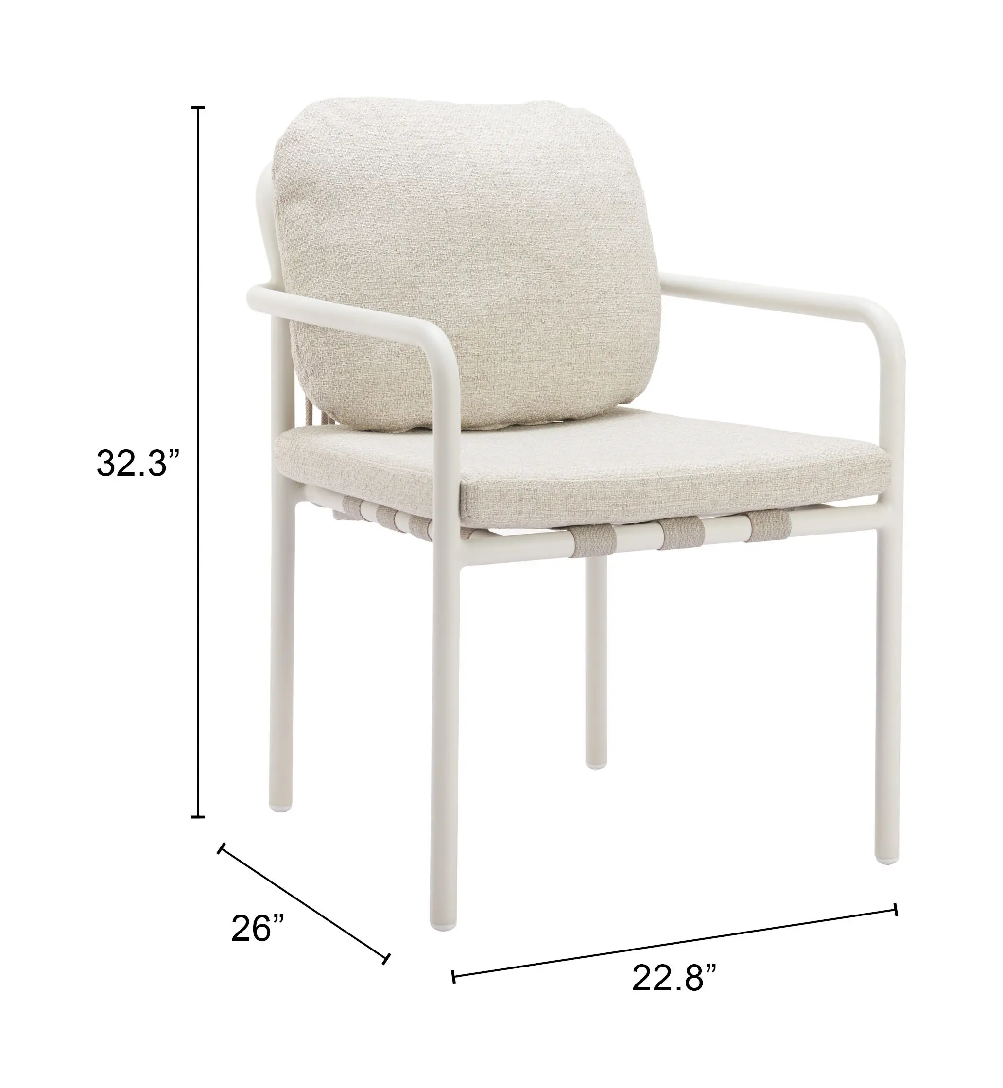 Aite Dining Chair Beige, Set of 2-3