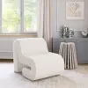 Opam White Accent Chair