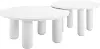 Ola White Outdoor Nesting Coffee Table Set