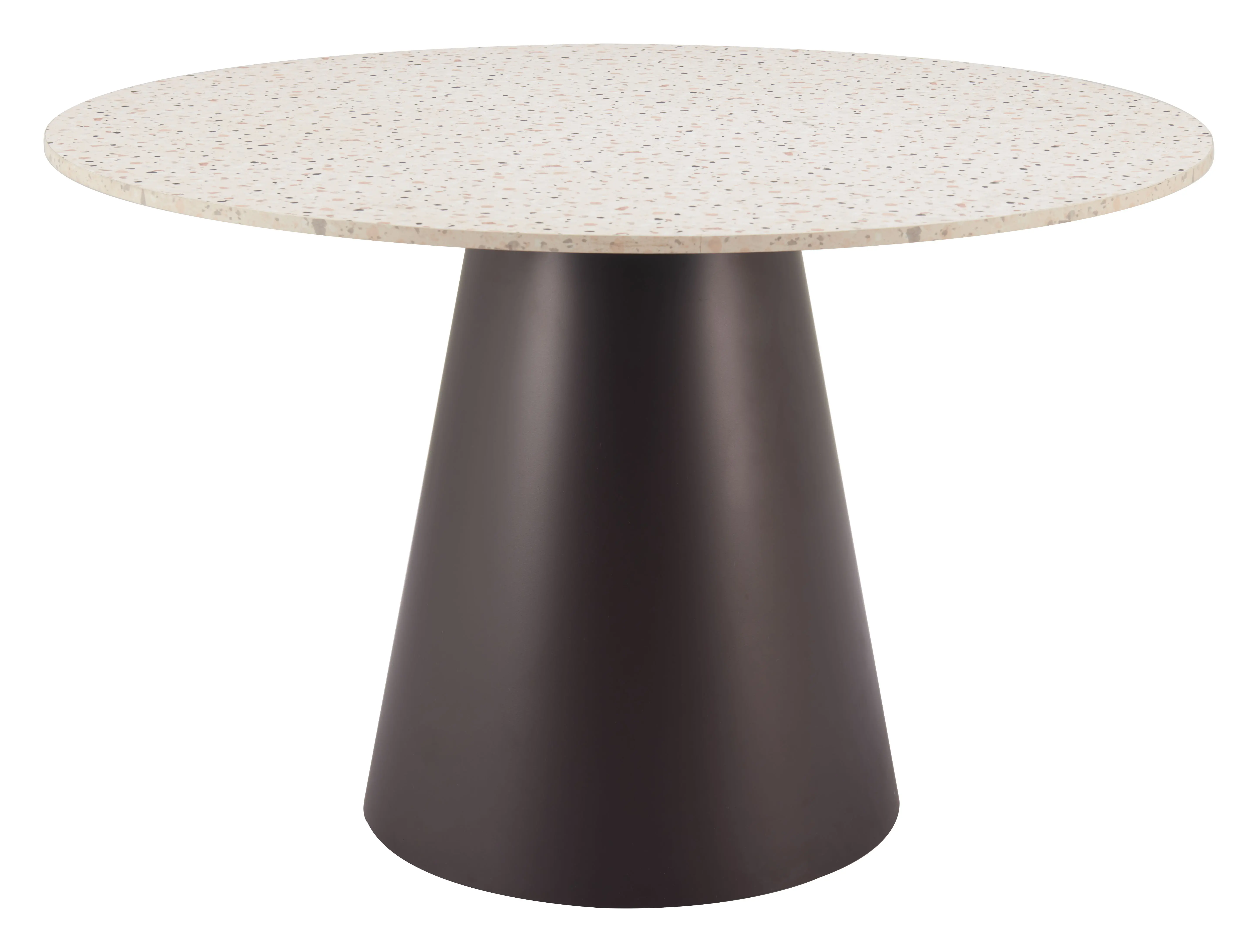 Jorf Dining Table Beige & Bronze-1