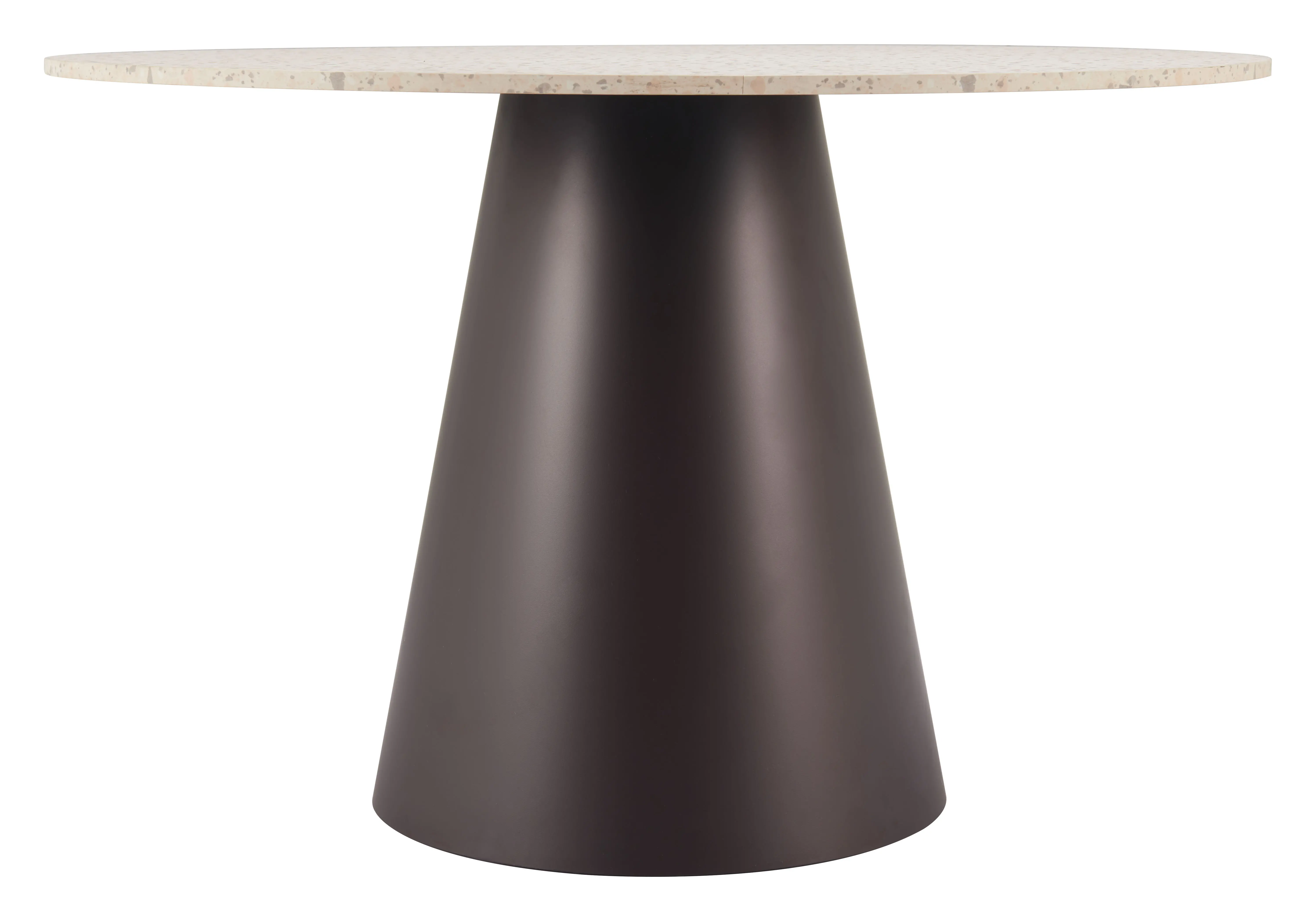 Jorf Dining Table Beige & Bronze-3