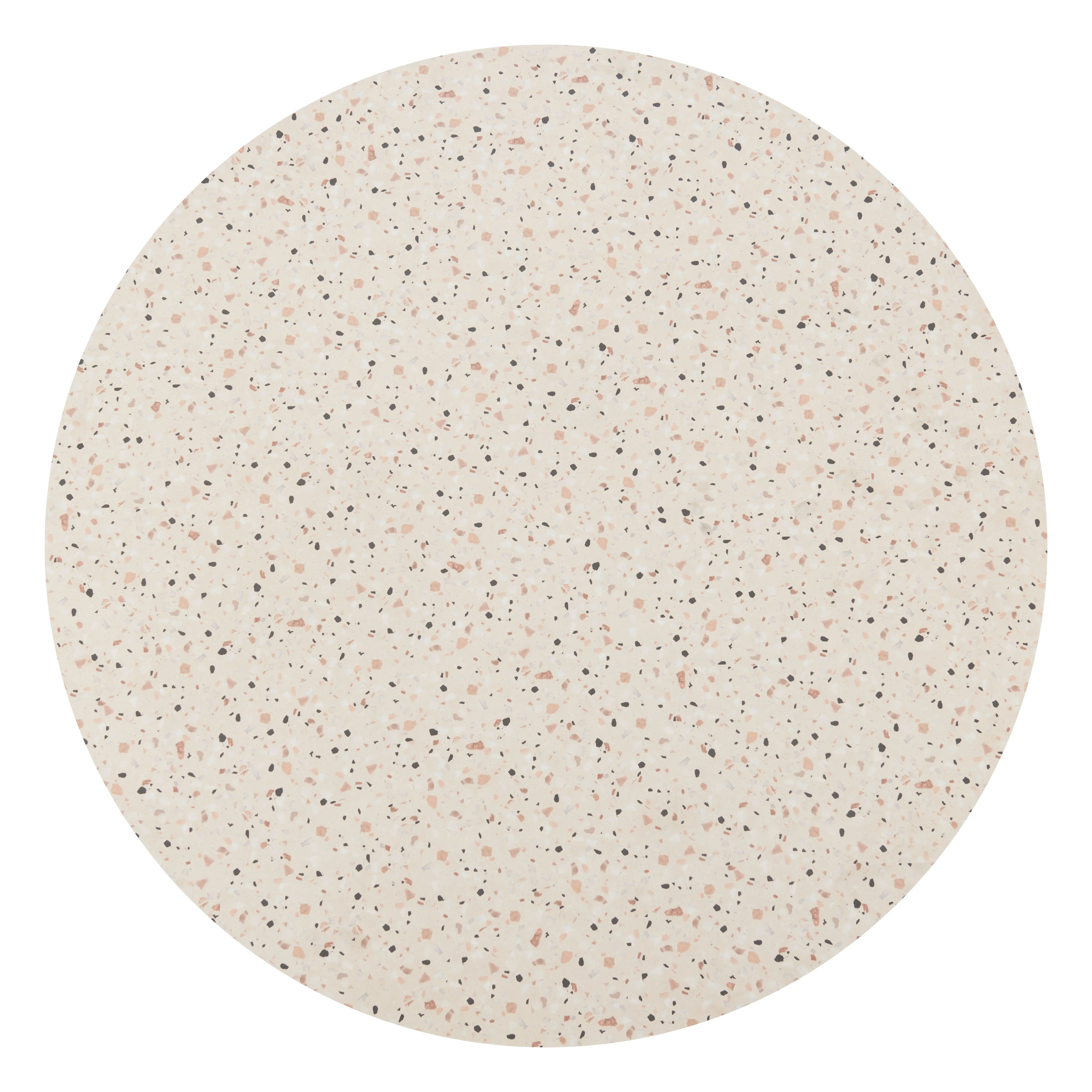 Jorf Dining Table Beige & Bronze-4