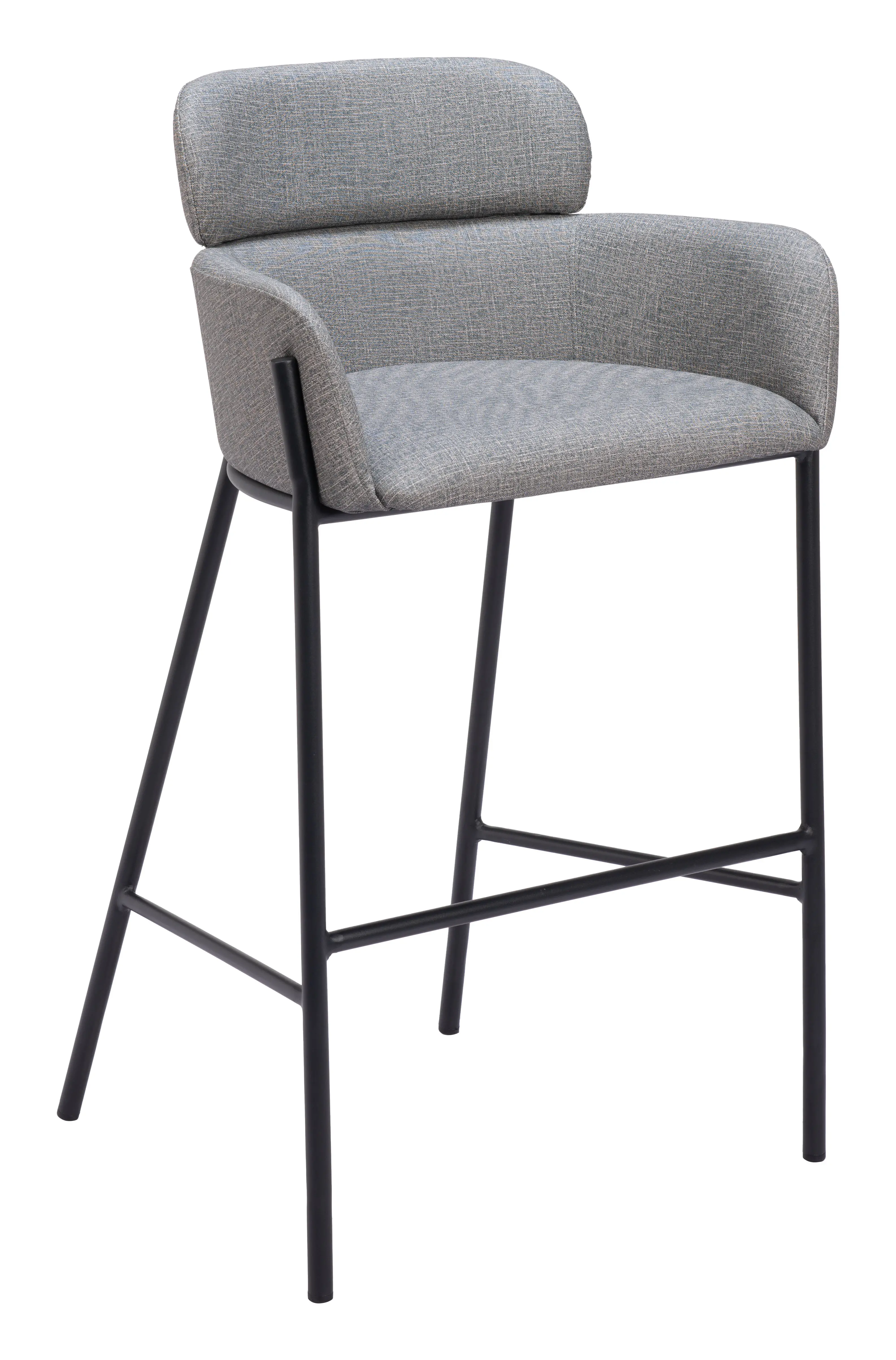 Bremor Slate Gray Barstool-1