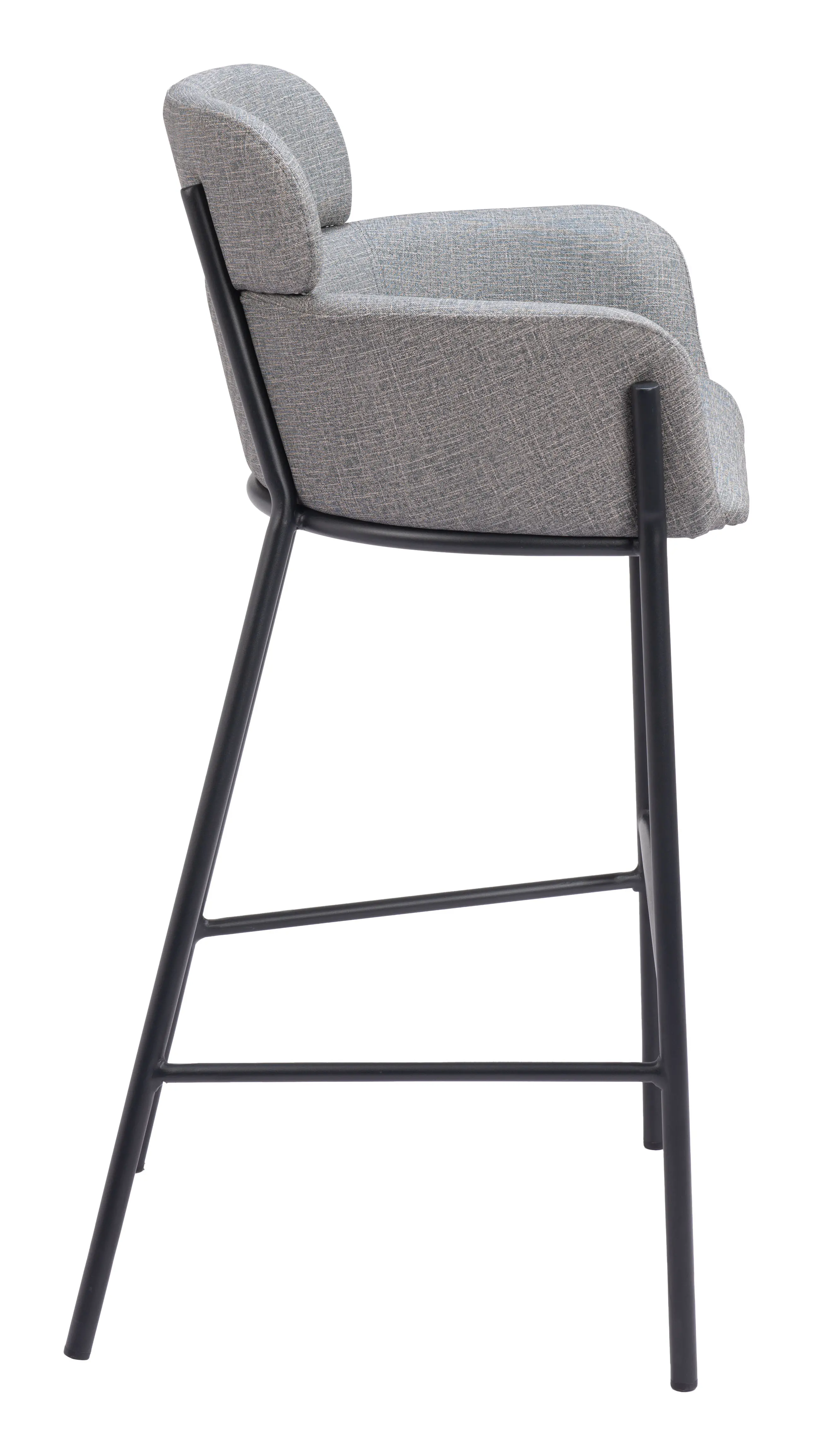 Bremor Slate Gray Barstool-4