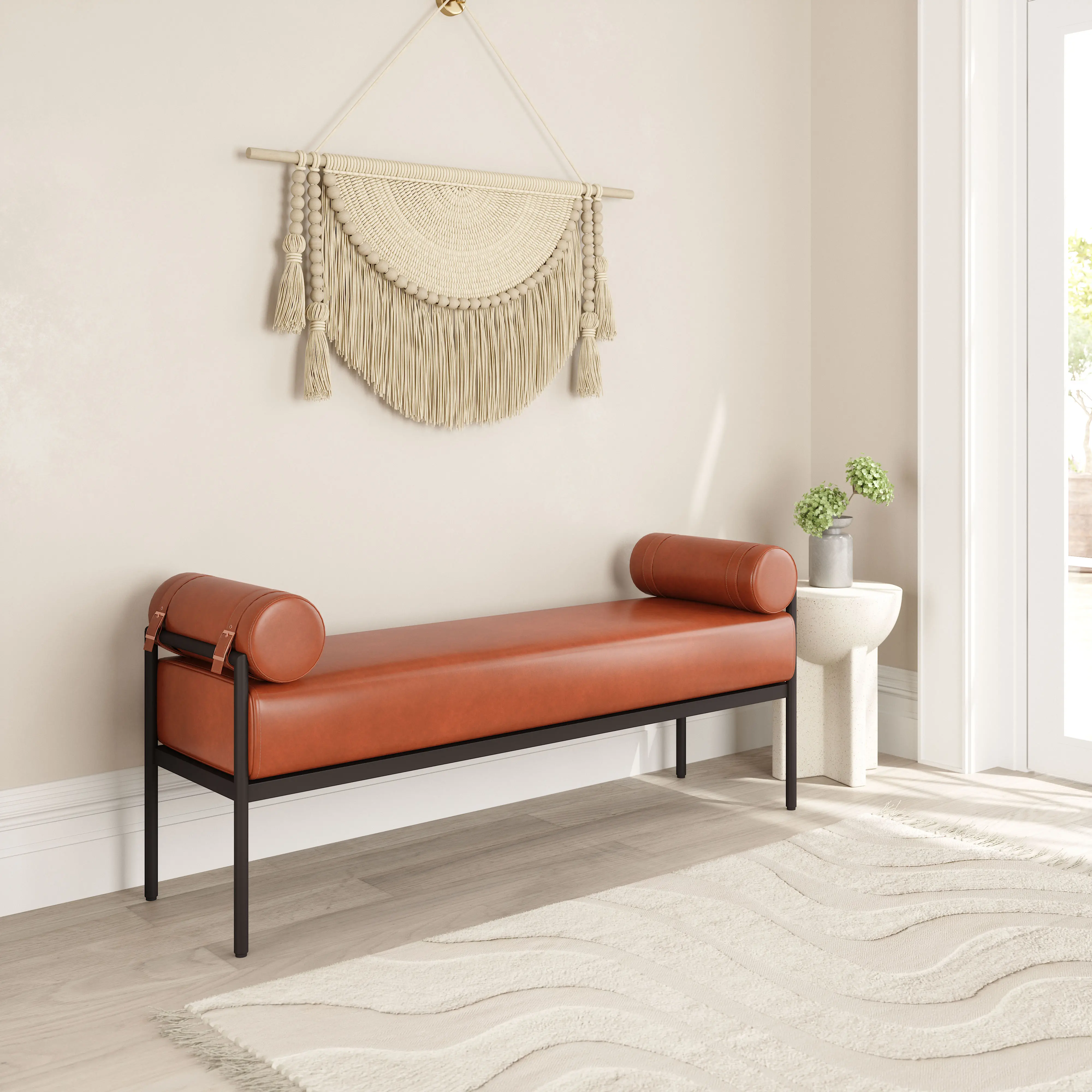 Barrow Brown Bench-2