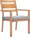 Rader Gray and Natural Finish Dining Chair, Set of 2
